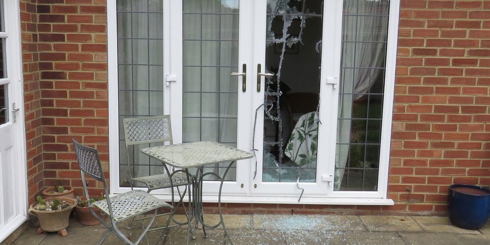 Broken Patio Window