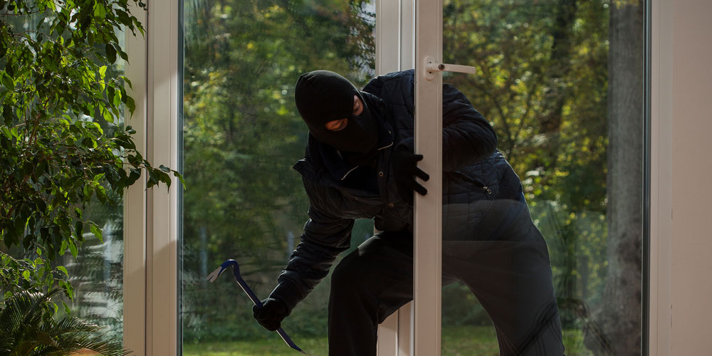 Burglar Entering Home