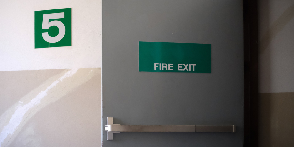 Fire Exit Sign