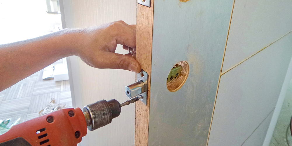 Front Door Lock Installation