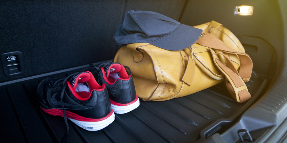 Gym Shoes In Car Trunk