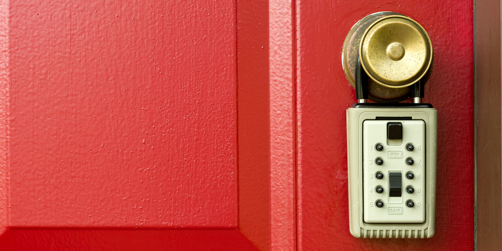 Key Lockbox On Door